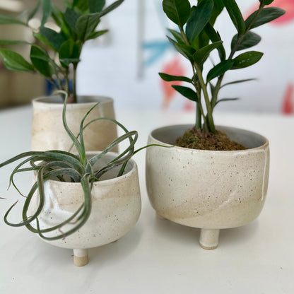pots for plants san diego Windansea Tripod Planter Medium – That One Summer-Handmade Ceramics from San Diego